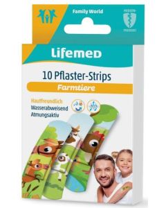 Photo Pansements pour enfants - 60 x 17 mm - Animaux LIFEMED