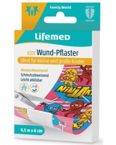 Photo Pansements à découper pour enfants - 500 x 60 mm - Ninjas LIFEMED