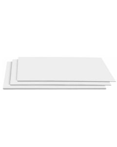 Photo Carton plume - 500 x 650 x 3 mm - Blanc WONDAY