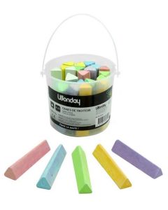 Photo Seau de 25 craies de trottoir - Assortiment WONDAY