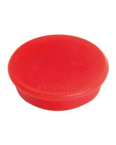 Photo Lot de 10 Aimants ronds - 24 mm - Rouge : FRANKEN