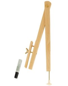 Photo Compas en bois pour tableau blanc - Avec ventouse WONDAY