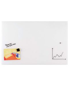 Photo Tableau design en verre - Blanc - 450 x 600 mm : FRANKEN GTL456009