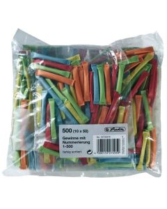 10733376000 HERLITZ : Billets gagnants pour tombola - N° 1 à 500