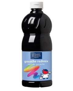 Photo Gouache liquide - Noir - 1000 ml LEFRANC