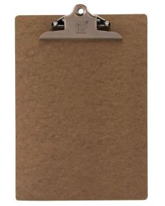 Photo Porte-bloc A4 en bois - 230 x 330 mm - Marron SECURIT