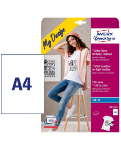 SIGEL  : Lot de 10 films transfert tee shirts - Blanc   IP651