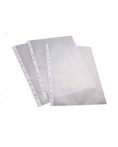 Photo Lot de 100 Pochettes perforées en PP 0,15 mm - A4 PRO-Office