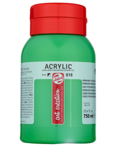 Photo ROYAL TALENS : Peinture acrylique ArtCréation - Vert clair - 750 ml