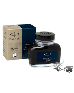 Photo PARKER : Encre de chine permanente Quink -  Bleu noir