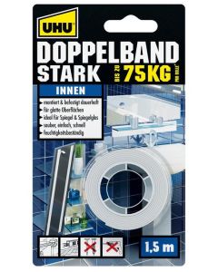 Photo UHU : Ruban adhésif double face - 19 mm x 1,5 m  Collage