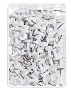 Photo WEDO : Boite de 100 punaises - Blanc 54200