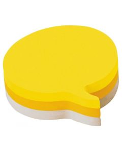 POST-IT : Notes adhésives tricolore - Bulle Visuel