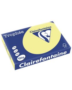 Ramette de papier Trophée de 250 feuilles A3 120g - Jonquille : CLAIREFONTAINE