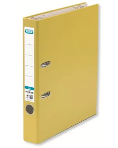 Classeur à levier en PP - Dos 50 mm - Jaune ELBA Smart Pro+ Image