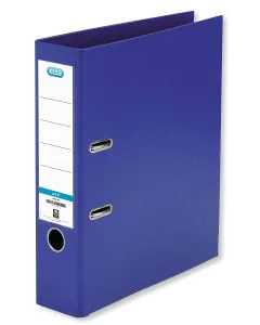 Classeur à levier en PP - Dos 80 mm - Bleu : ELBA Smart Pro+ Image