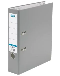 Classeur à levier en PP - Dos 80 mm - Gris : ELBA Smart Pro+ Image