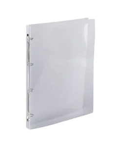 Exacompta 511944E Crystal : Classeur souple Cristal - 4 anneaux