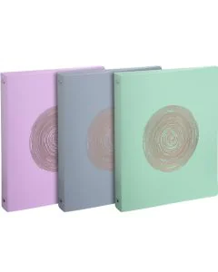 Classeur semi-rigide - 4 anneaux de 30 mm - Assortiment : EXACOMPTA Ellipse image