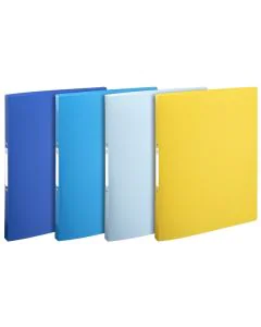 Classeur souple - 2 anneaux de 15 mm - Assortiment : EXACOMPTA Bee Blue image