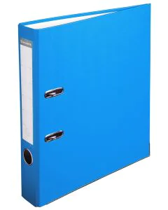 Classeur à levier en PP - Dos de 50 mm - Bleu clair : EXACOMPTA Photo