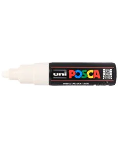 Marqueur peinture Posca PC7M - Blanc : UNI-BALL Image