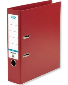 Classeur à levier en PP - Dos 80 mm Rouge ELBA Smart Pro+