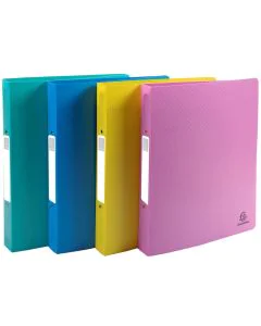 Photo Classeur semi-rigide - 2 anneaux de 30 mm - Assortiment EXACOMPTA Forever Young