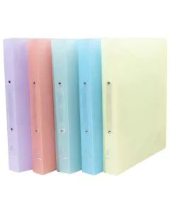 Photo Classeur semi-rigide - 2 anneaux de 30 mm - Assortiment EXACOMPTA Chromaline Pastel