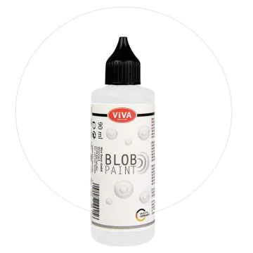 Peinture effet 3D - Blob Paint - Blanc : VIVA image