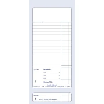 ELVE : Lot de 10 blocs ADDITION numérotés - Autocopiants Dupli  2200