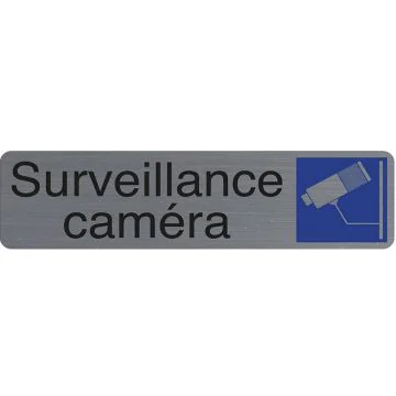 Plaque adhésive de signalisation - Surveillance Caméra : EXACOMPTA image