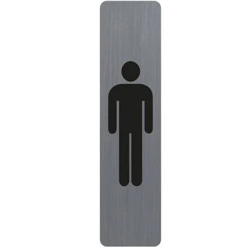 Plaque verticale adhésive de signalisation - Homme : EXACOMPTA image