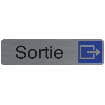 Plaque adhésive de signalisation - Sortie : EXACOMPTA image