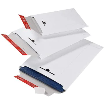 Pochette d'expédition en carton - Blanc - C4 265 x 350 mm : COLOMPAC Visuel