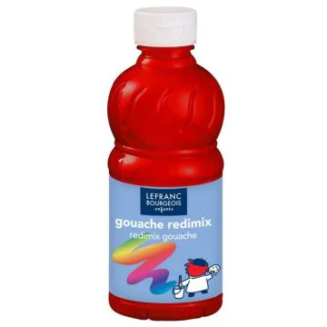 Gouache liquide - Rouge primaire - 250 ml : LEFRANC image
