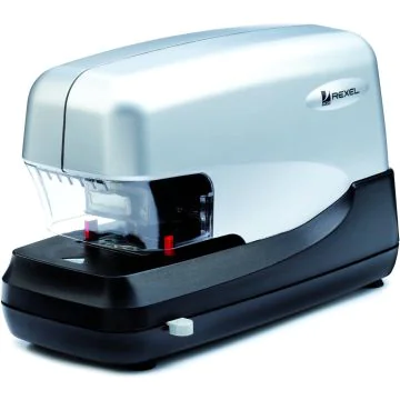REXEL 2101198 : Agrafeuse électrique Stella 70 - Argent/Noir