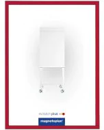 Photo Lot de 5 cadres d'affichage magnétiques - A4 - Rouge : MAGNETOPLAN 1130306